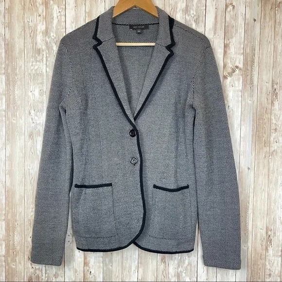 Ann Taylor Striped Wool Blend Blazer Size Small - Picture 1 of 7